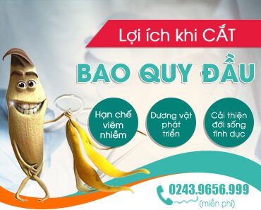 Lợi ích khi cắt bao quy đầu