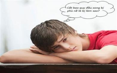 Cắt bao quy đầu xong bị phù nề dương vật có sao không