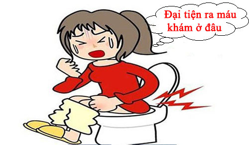 Đại tiện ra máu khám ở đâu
