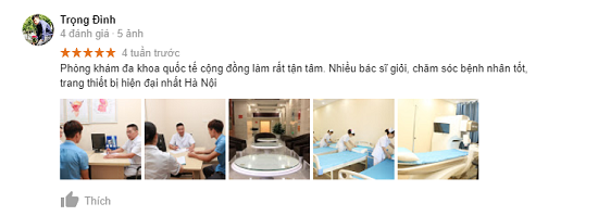 Đánh giá của bệnh nhân về phòng khám đa khoa quốc tế cộng đồng