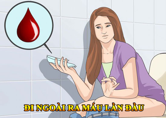 Đi ngoài ra máu lần đầu
