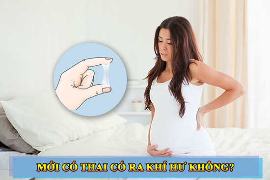 Mới có thai có ra khí hư không?