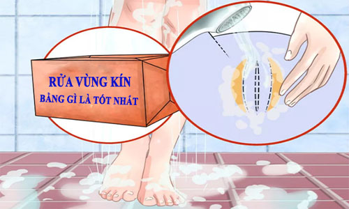 rửa vùng kín bằng gì là tốt