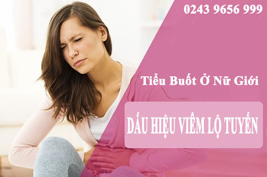 Tiểu buốt dấu hiệu viêm lộ tuyến
